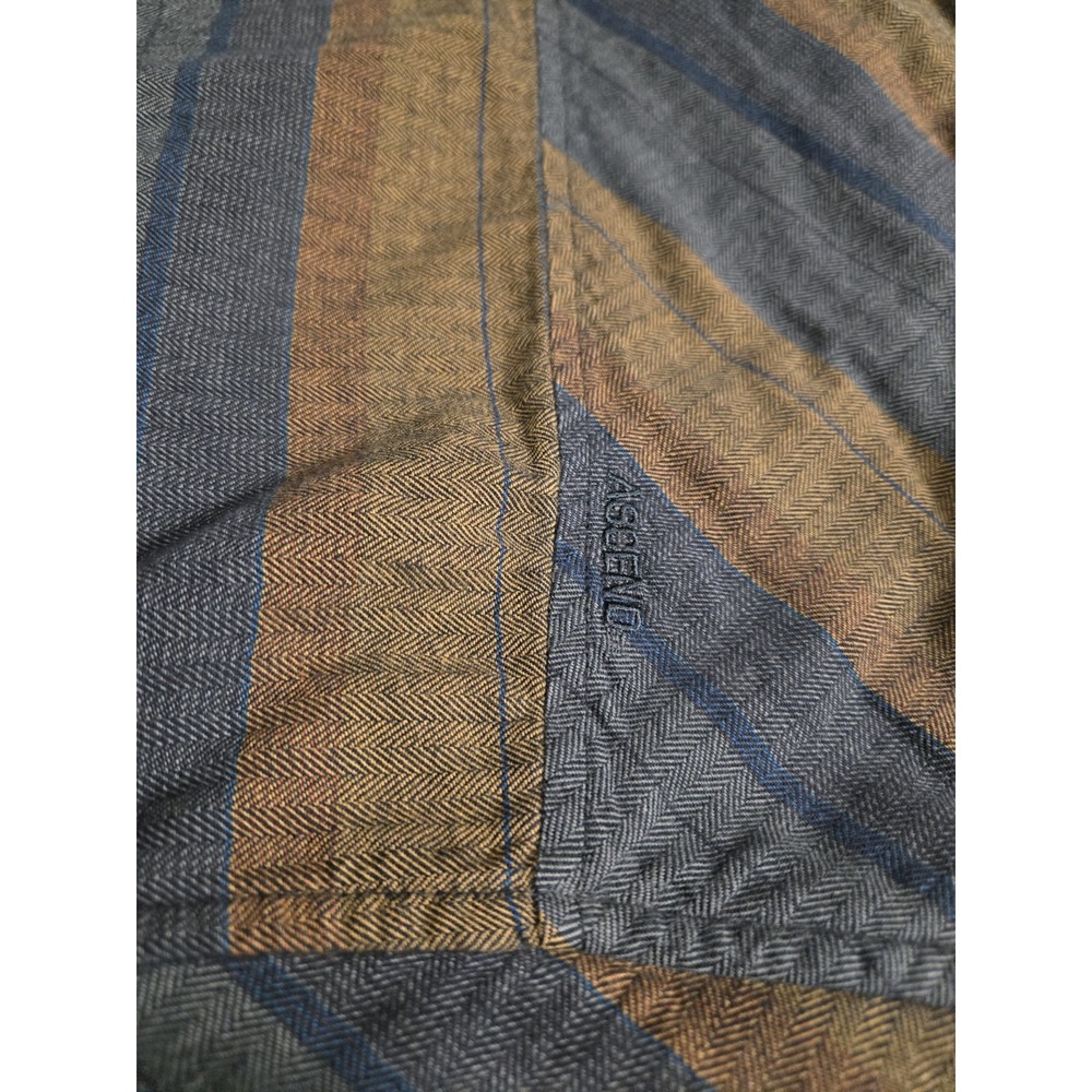 Ascend Flannel‎ Button-Up Shirt Mens 2XL Plaid Long Sleeve Outdoors Pockets - Picture 7 of 7